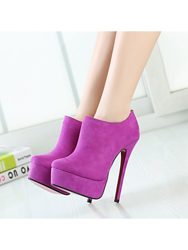 Women's Shoes 16CM Heel Height Sexy Round Toe Stiletto Heel Pumps Party Shoes More Colors available