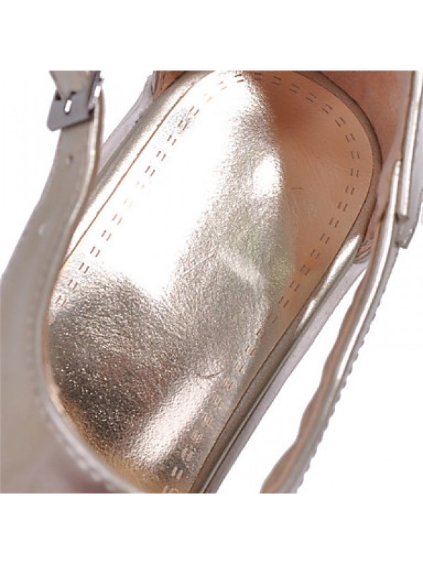 Women's ShoesPlatform Peep Toe / Platform Sandals Outdoor / Dress / Casual Pink / Silver / Gold